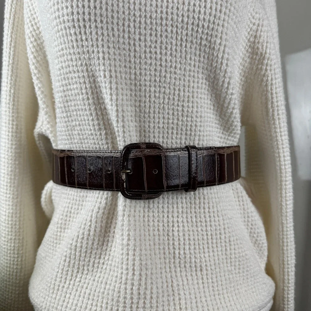 Sparrs Genuine Italian Calfskin Belt 30
